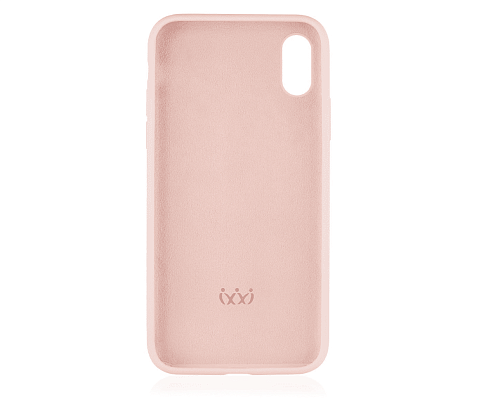 Чехол для смартфона vlp Silicone Сase для iPhone XS/X, светло-розовый